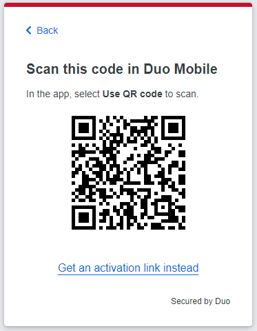 Step 5-2 - Duo QR Code Screenshot