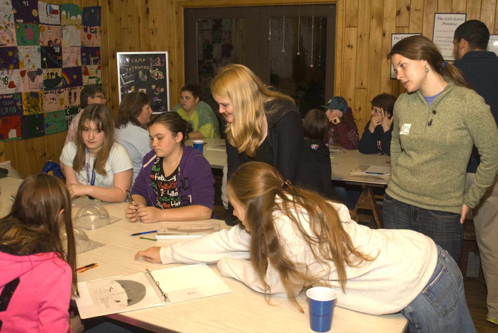 Girl Scouts at Camp Tapawingo