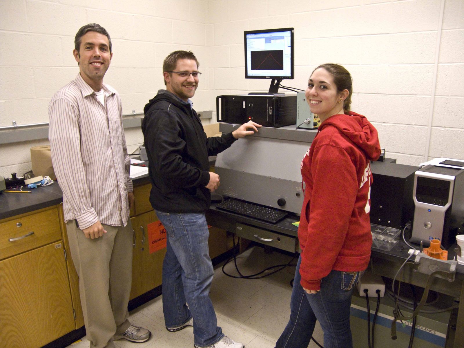 Dr. Ken Podolalk, Tobey Betthauser, and Randi Bassik