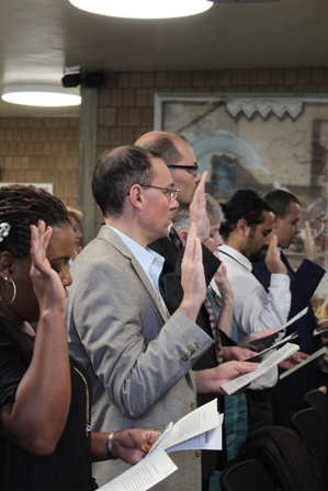taking the oath