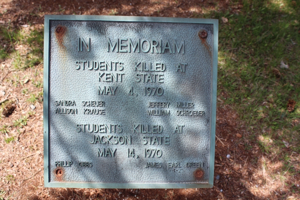 kent state jackson state plaque