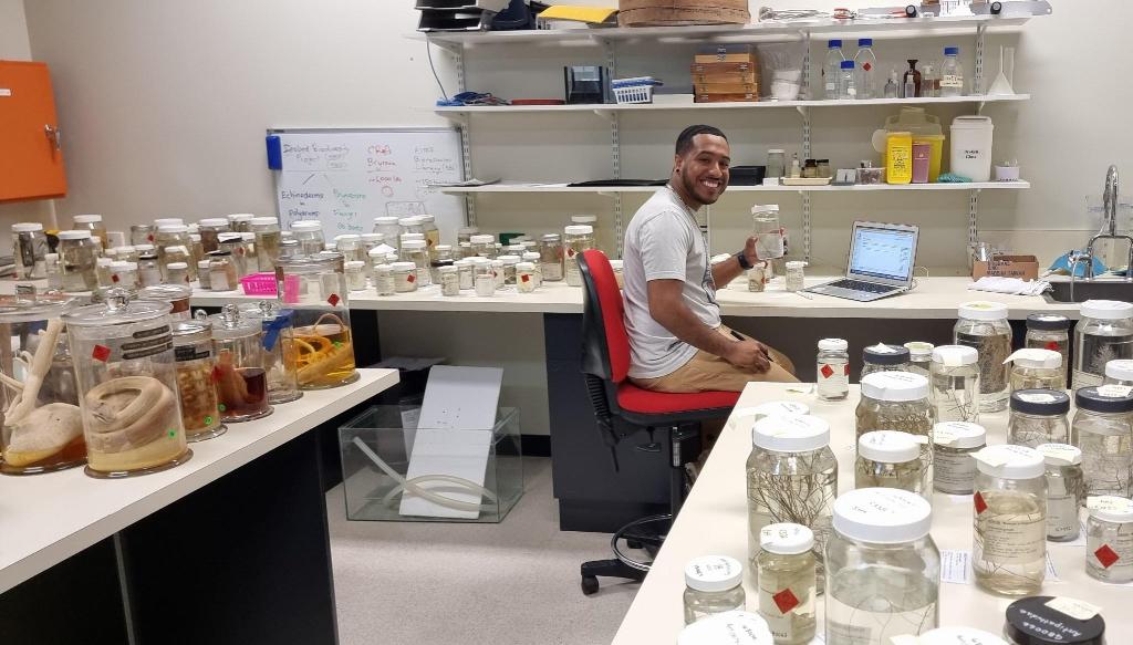 joshua modeste in lab
