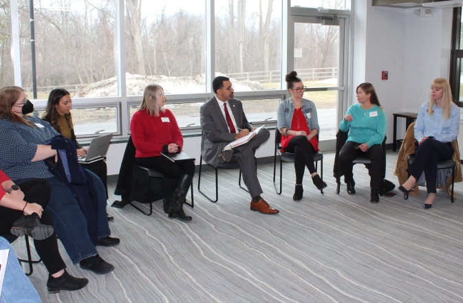 meeting with campus leadership