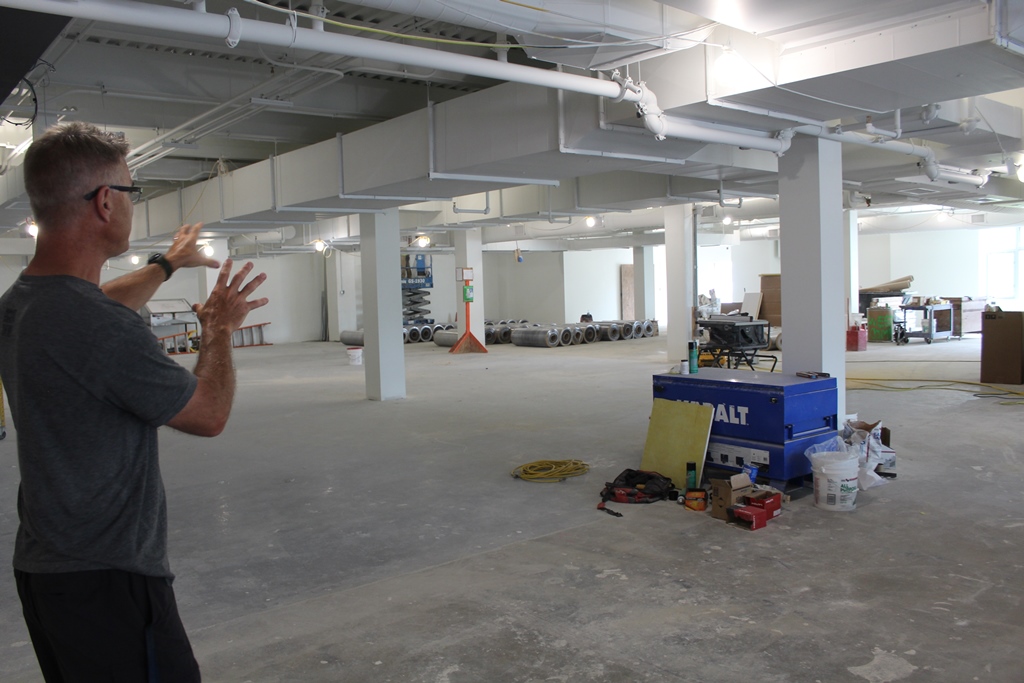 matt salvatore in fitness center space