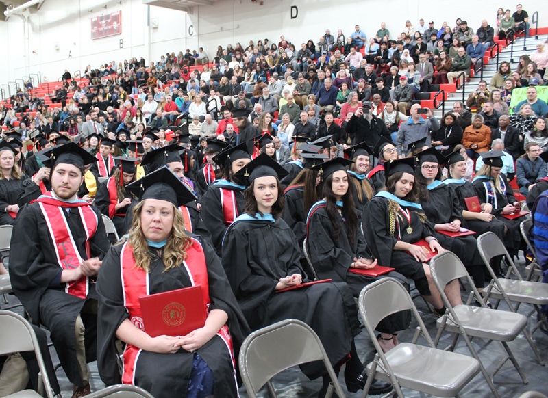 grads in seats