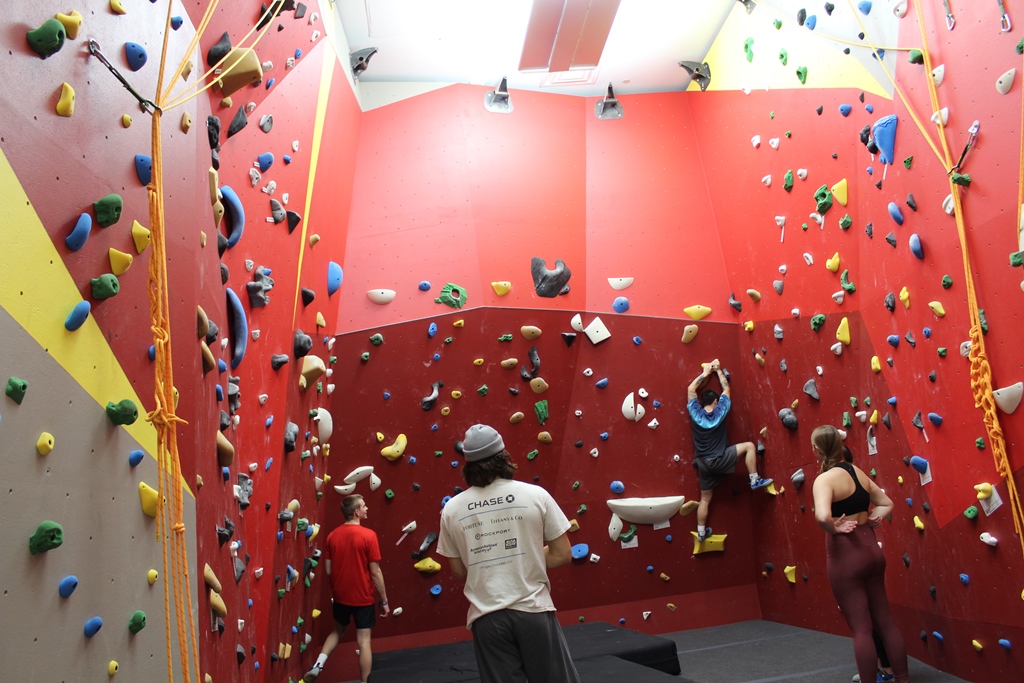 new climbing wall