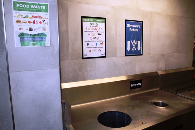 dirty dish area