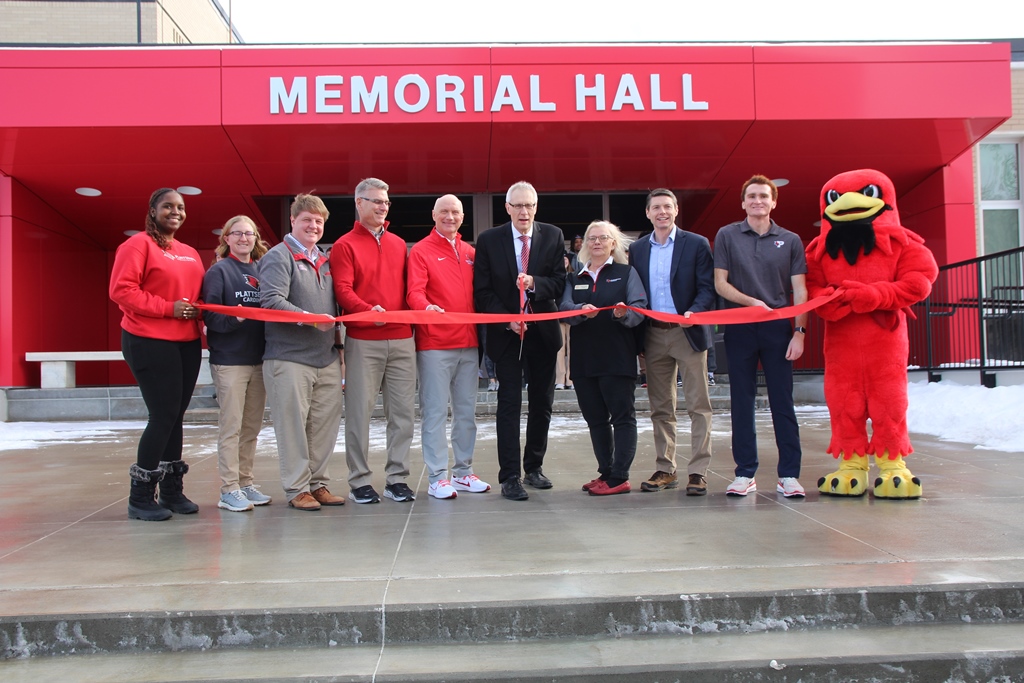 memorial ribbon cutting