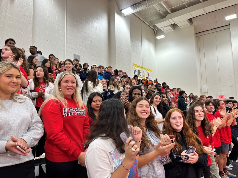 bleachers crowded